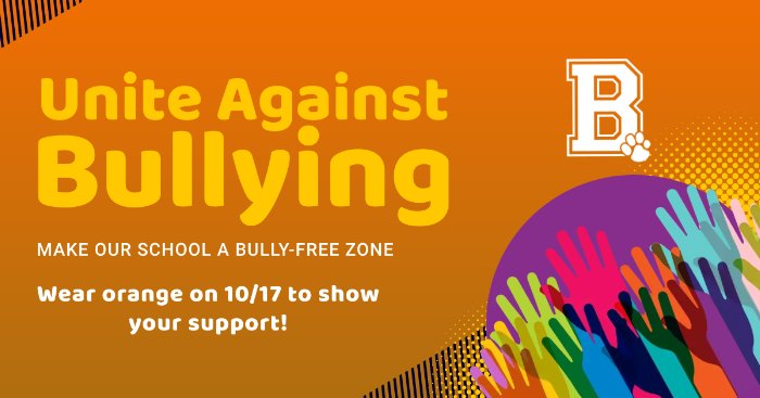 Wear Orange to Support Bullying Prevention